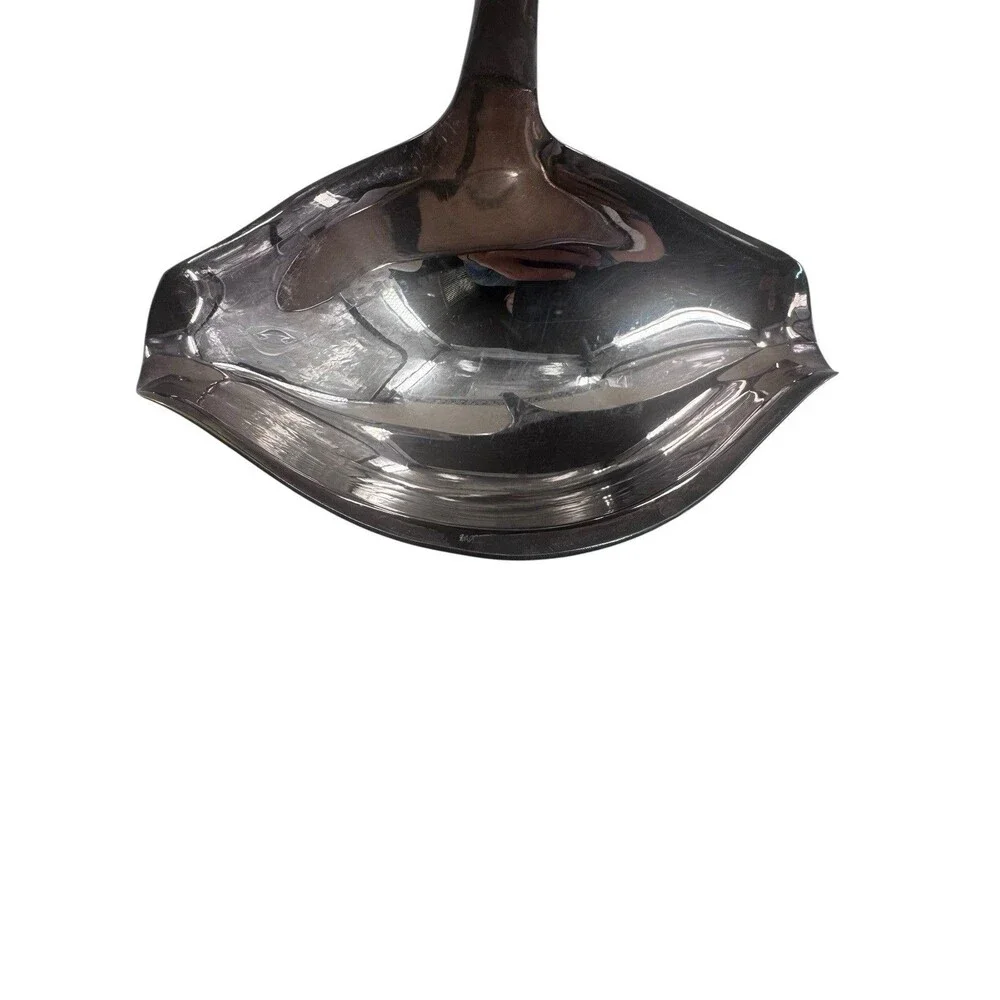 Gorham Silverplate 12.5 Inch Punch Ladle YH274 Heritage Plain Handle 2 Spout
